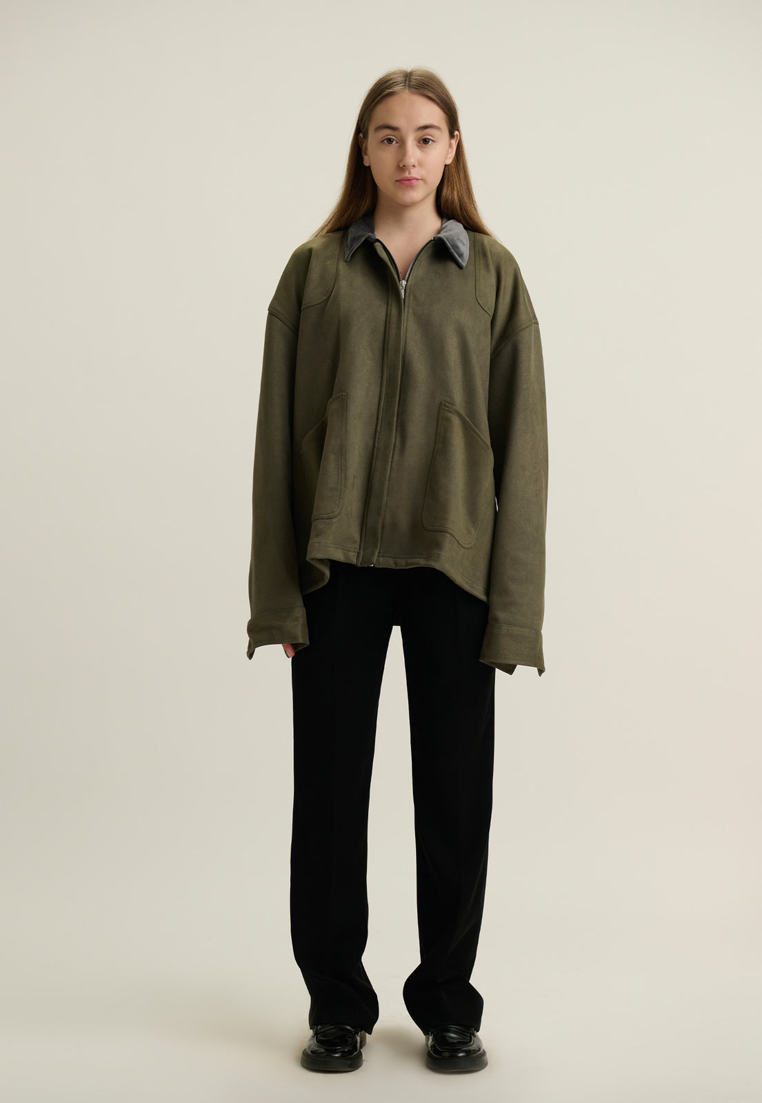 Olive Eclipse Suede Jacket (Limited Edition of 20)